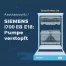 Siemens iQ700 Fehler E18: Pumpe verstopft – Lösung & Reset