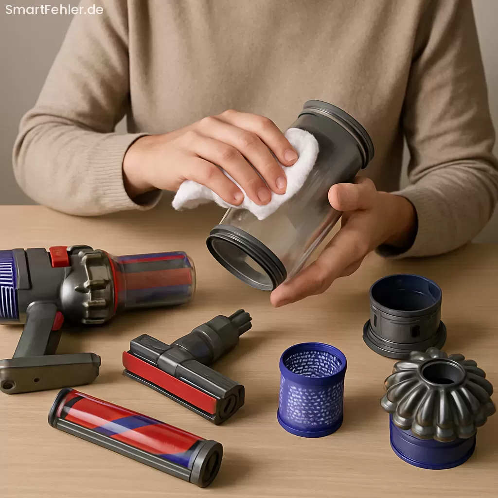 Dyson V8 komplett säubern Anleitung Effektive Dyson V8 Reinigung Schritt für Schritt