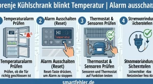 Gorenje Kühlschrank blinkt Temperatur | Alarm ausschalten