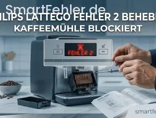 Philips Lattego Fehler 2 beheben | Kaffeemühle blockiert Philips Lattego Fehler 2 beheben | Kaffeemühle blockiert