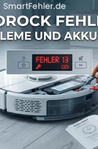 🛠️ Roborock Fehler 13 beheben | Ladestörung Soforthilfe 🛠️ Roborock Fehler 13 beheben | Ladestörung Soforthilfe