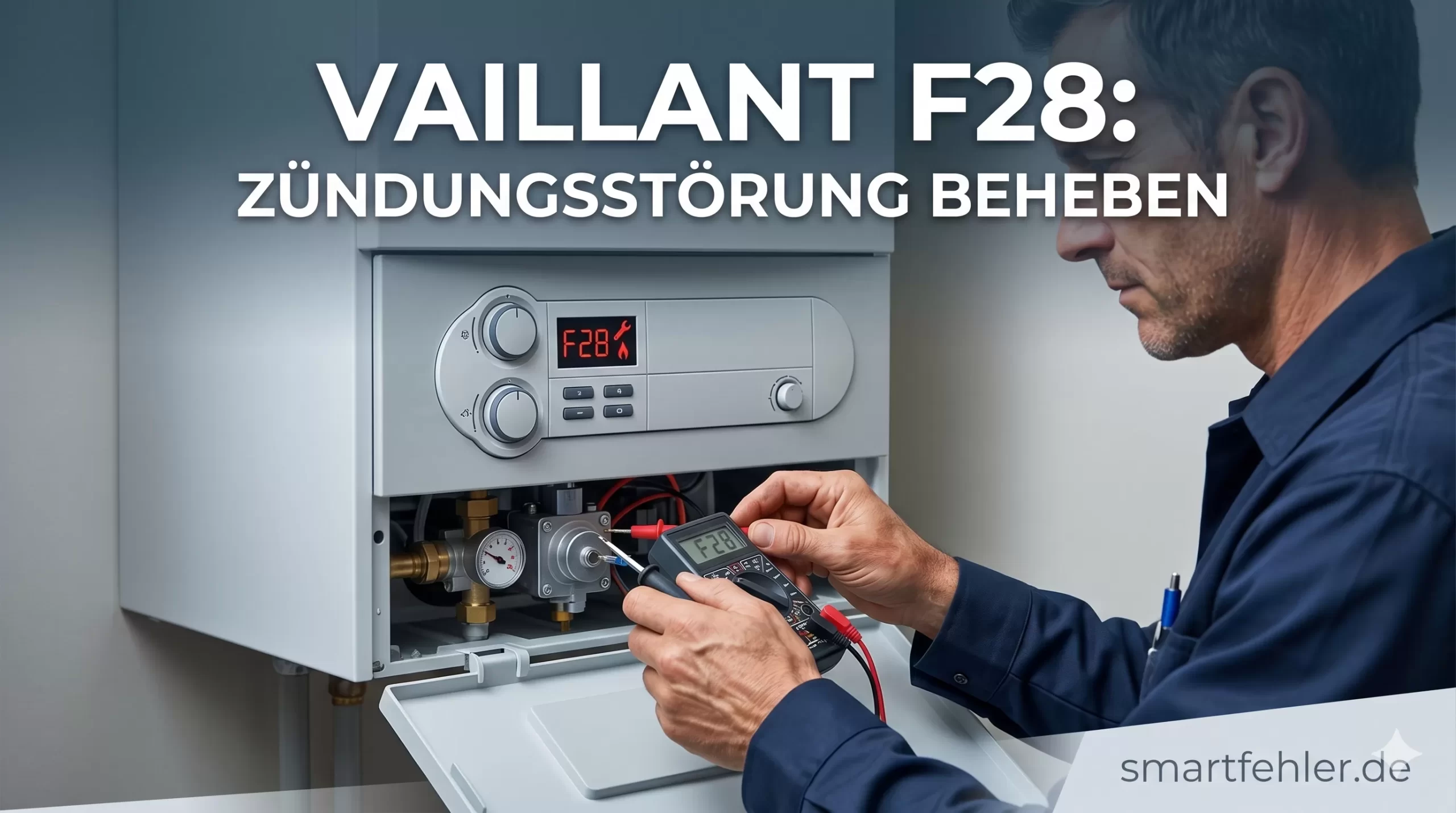 Vaillant Fehler F28 Gastherme Zündungsfehler beheben