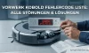 🛠️ Vorwerk Kobold Fehlercode Liste | Alle Störungen & Lösungen